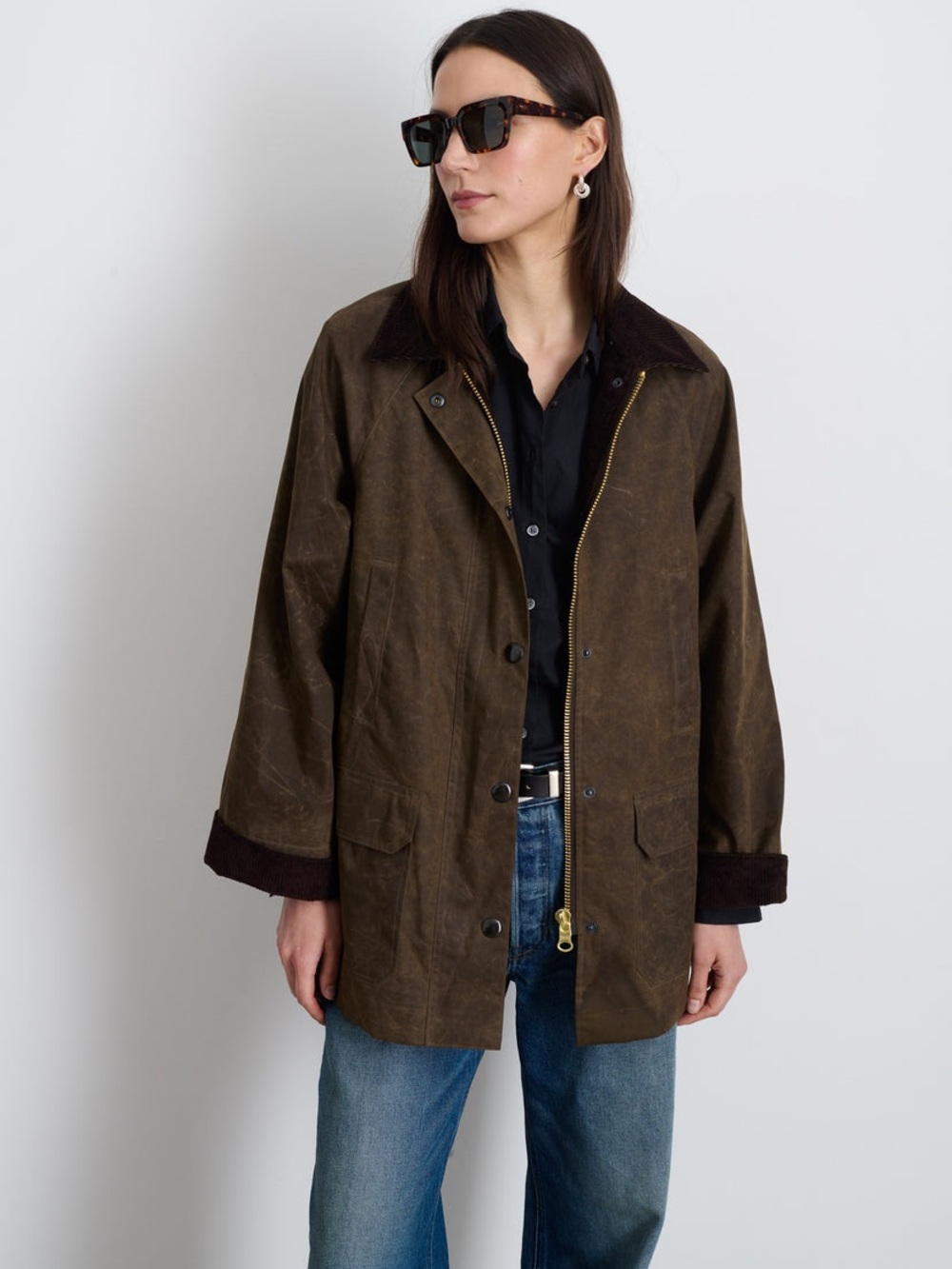 Alex Mill Chiltern Street Jacket in Waxed Cotton